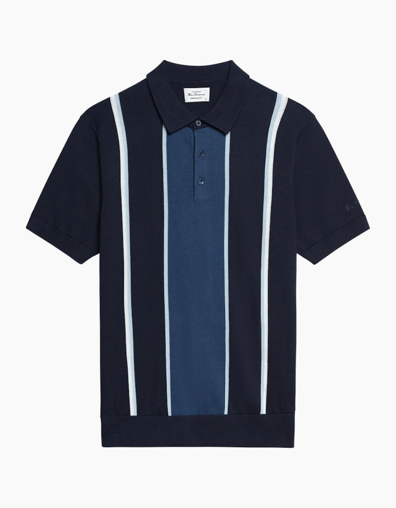 Ben Sherman Mens Mod Stripe Short Sleeve Polo Shirt