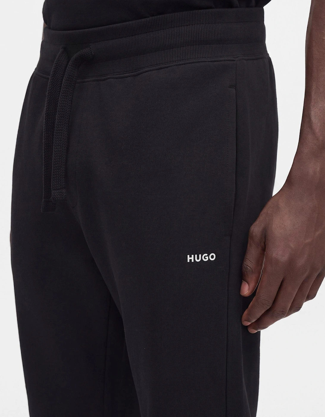 Dapozip Deryonte Open Bottoms Zip Hooded Black Tracksuit