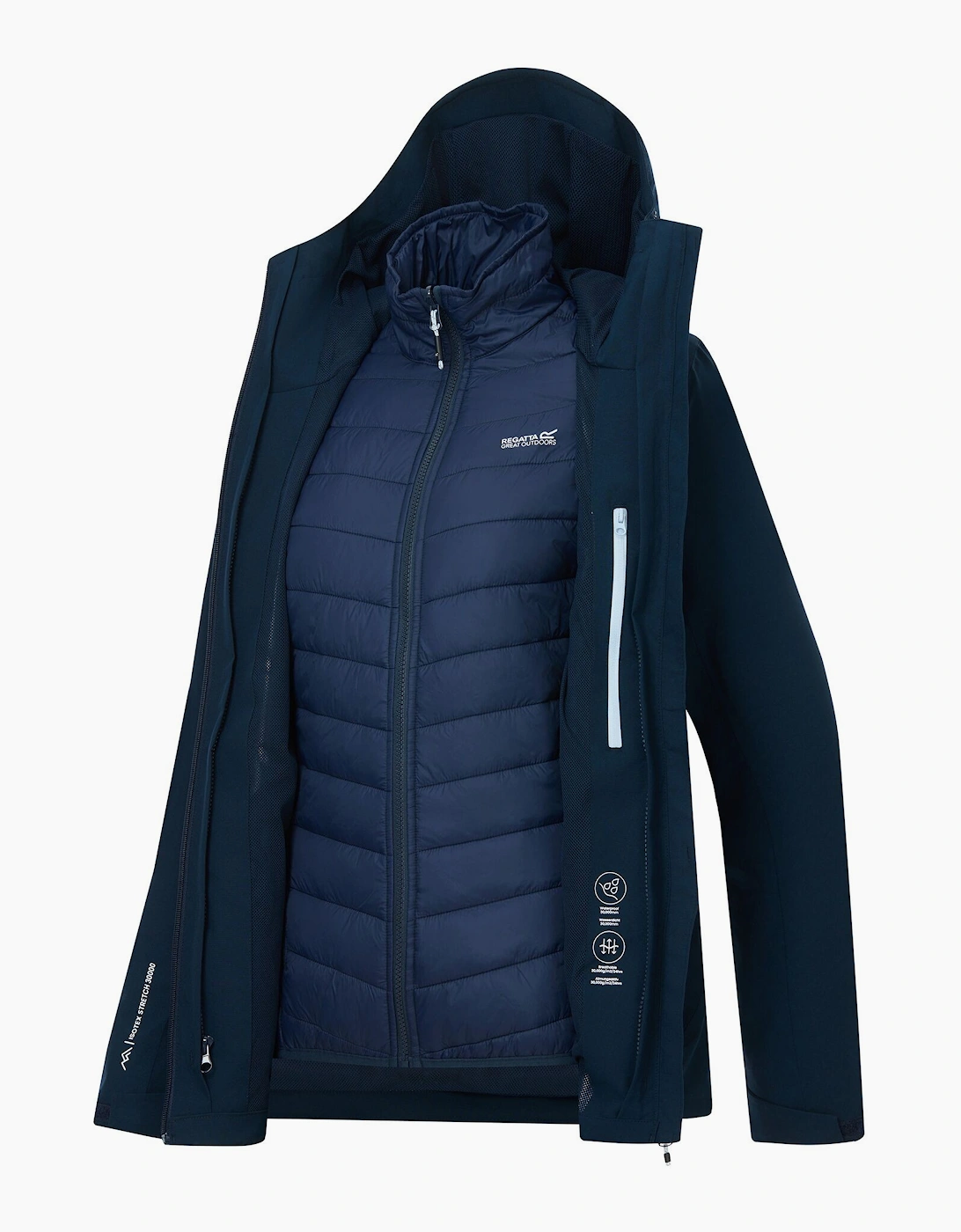 Regatta Womens/Ladies Wentwood 3 in 1 Jacket