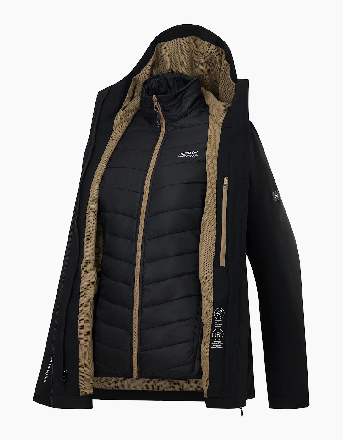 Regatta Womens/Ladies Wentwood 3 in 1 Jacket