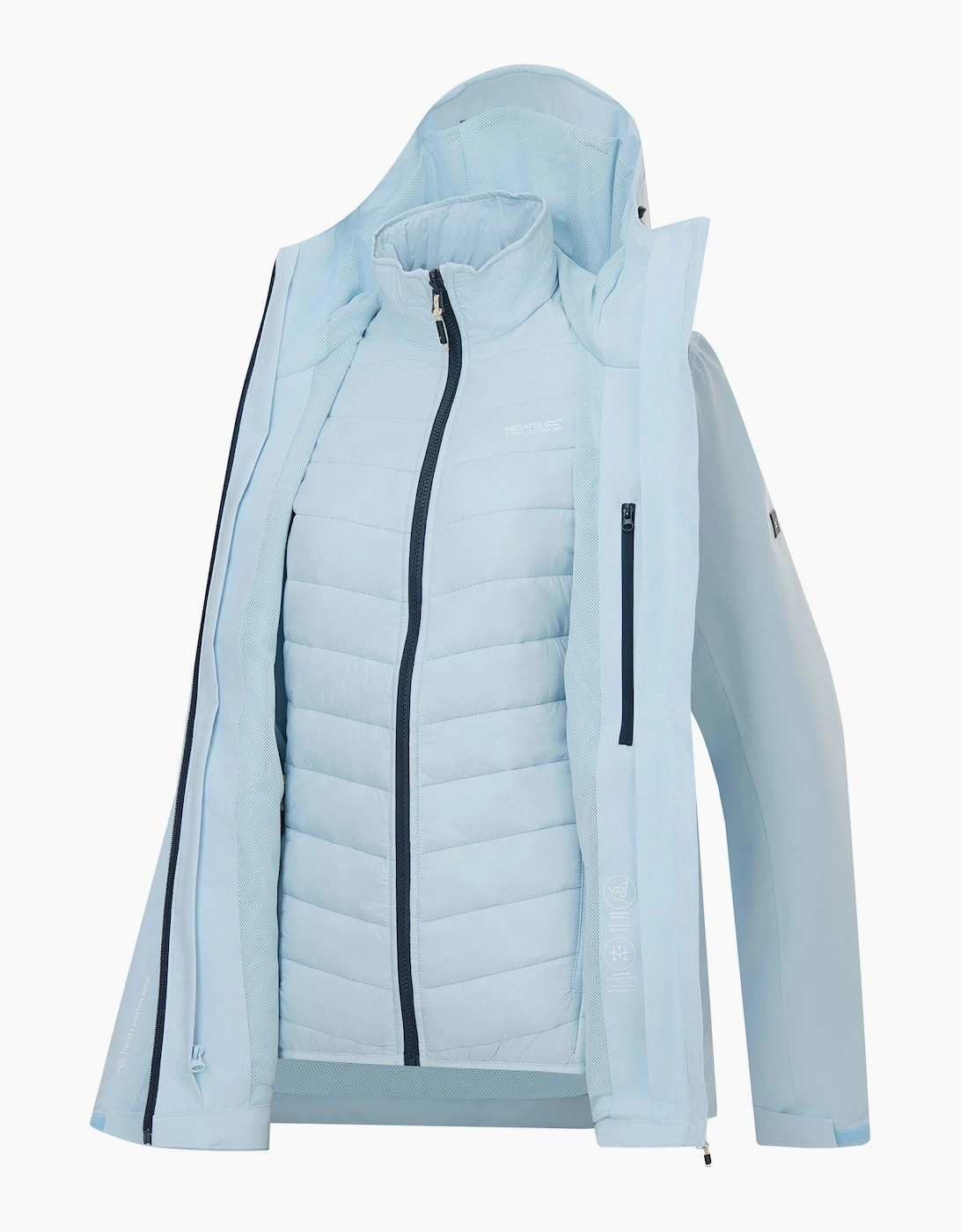 Regatta Womens/Ladies Wentwood 3 in 1 Jacket