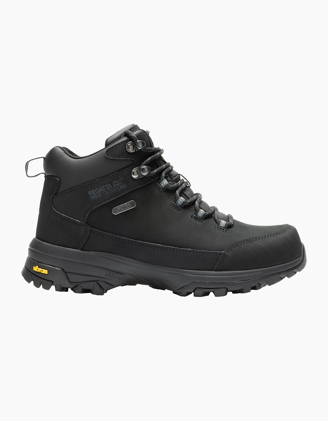 Women's Regatta Womens/Ladies Burrell II Leather Walking Boots - Black - Size: 4