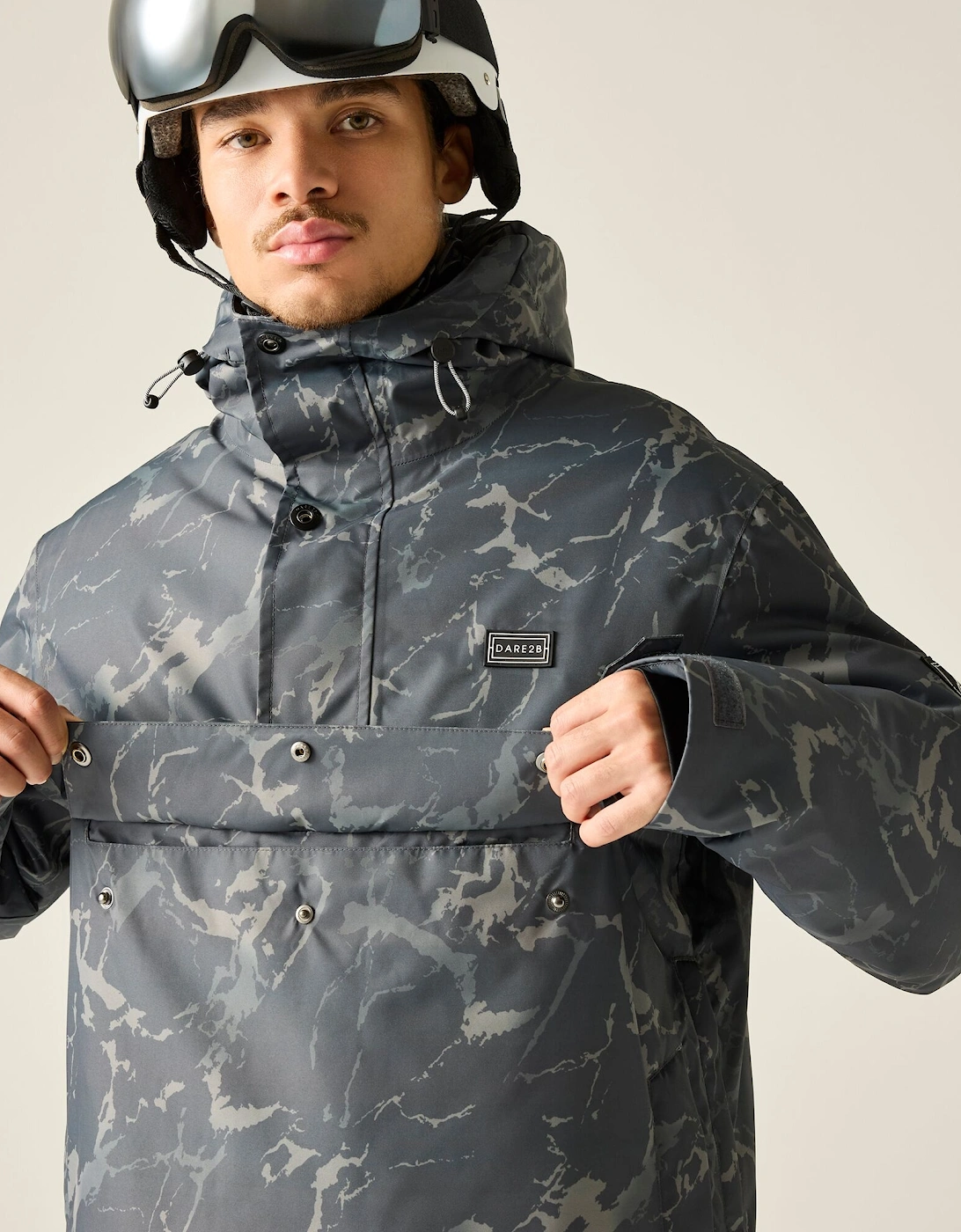 Dare 2B Mens Freeride III Cracked Overhead Ski Jacket