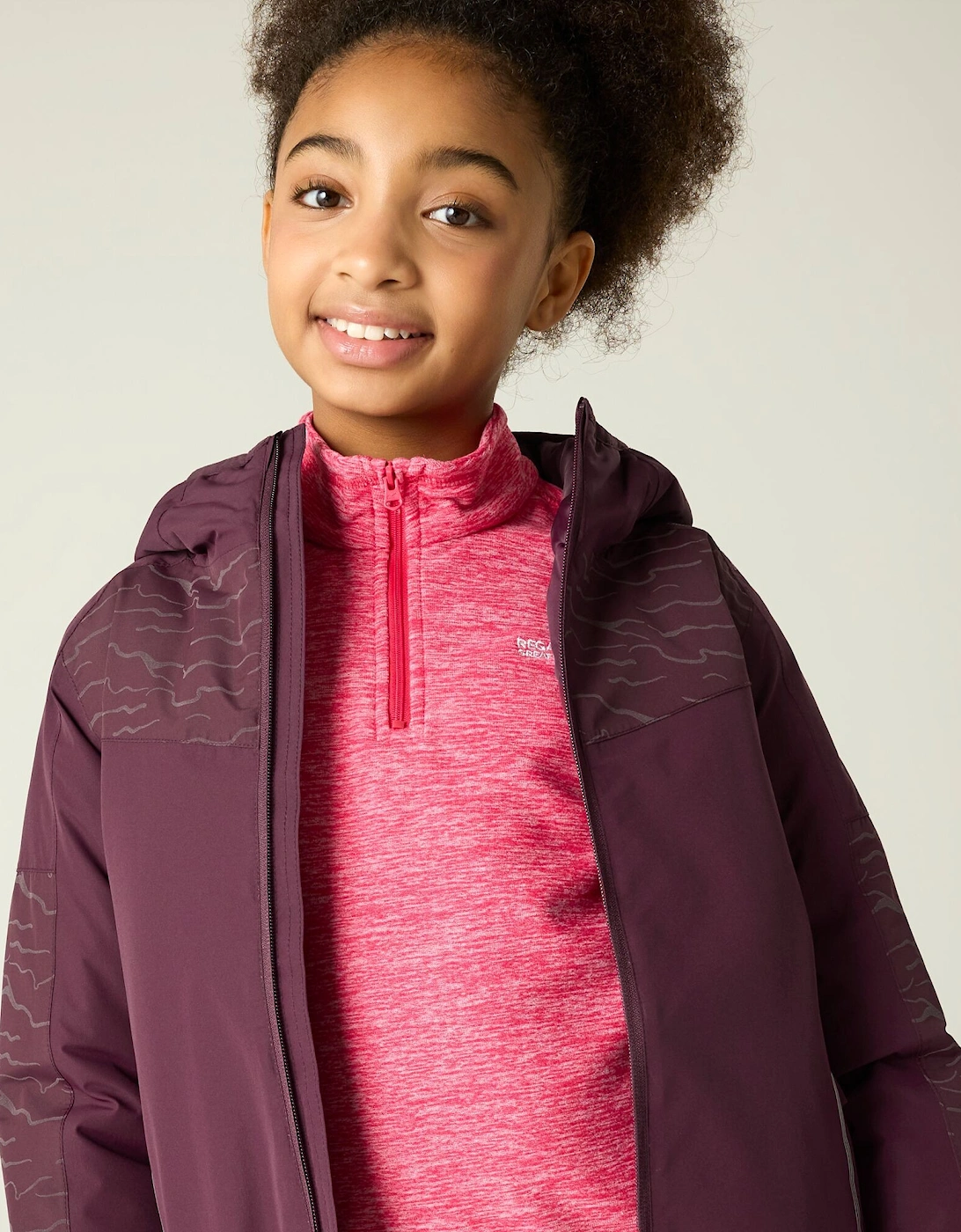 Regatta Childrens/Kids Illuma Reflective Waterproof Insulated Jacket
