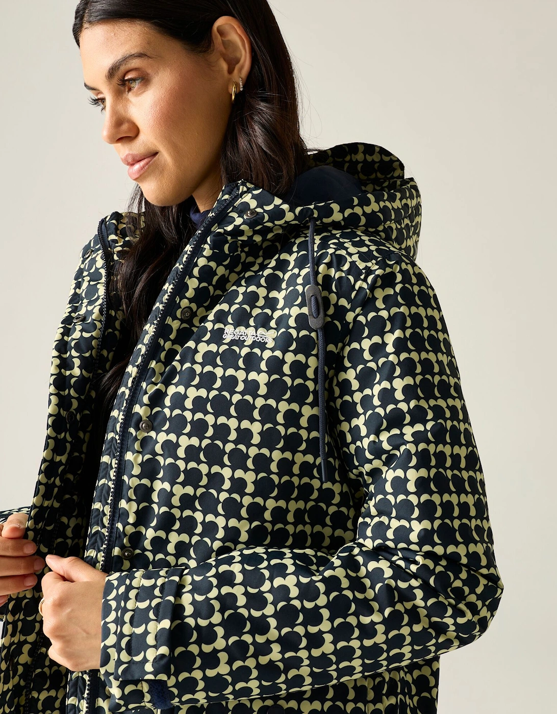 Regatta Womens/Ladies Orla Eclipse Long Length Waterproof Jacket