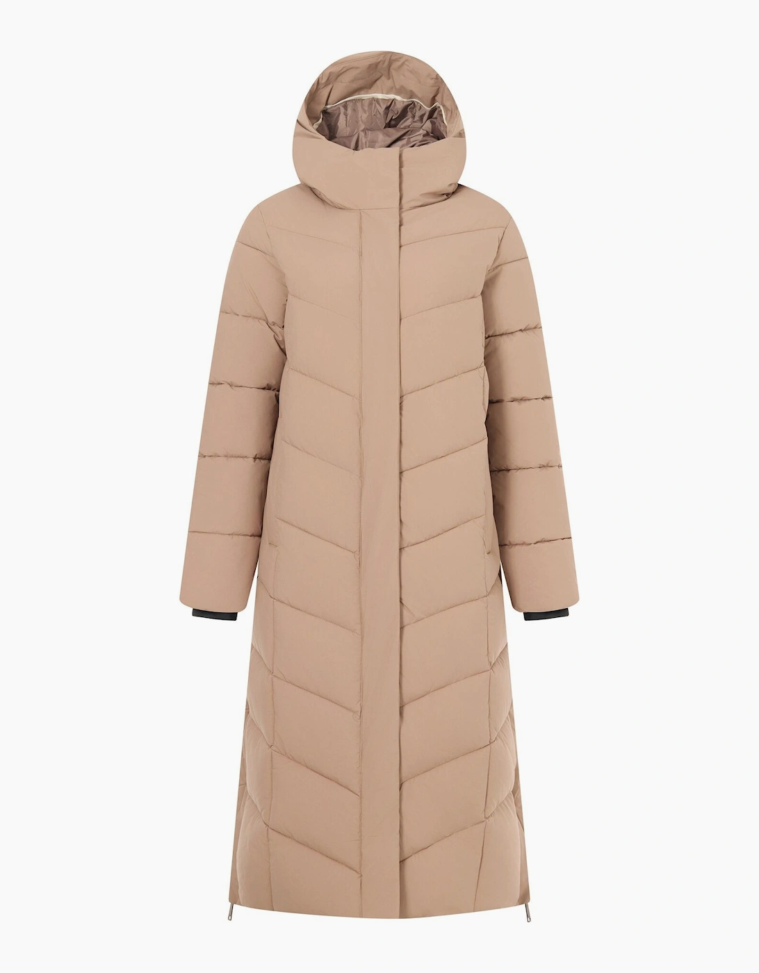 Regatta Women's / Eloria Long Length Padded Jacket - Mocha - 18 Uk - Mocha - 100% Mixed - Image 3