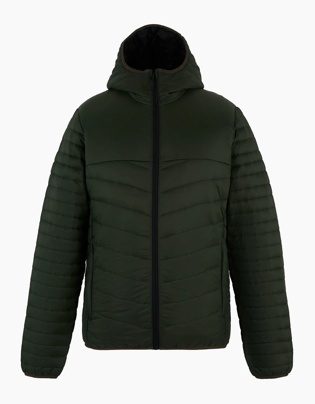 Regatta (Xxl, Dark Khaki/Black) Mens Loft Lite Baffled Hybrid Jacket - Image 3