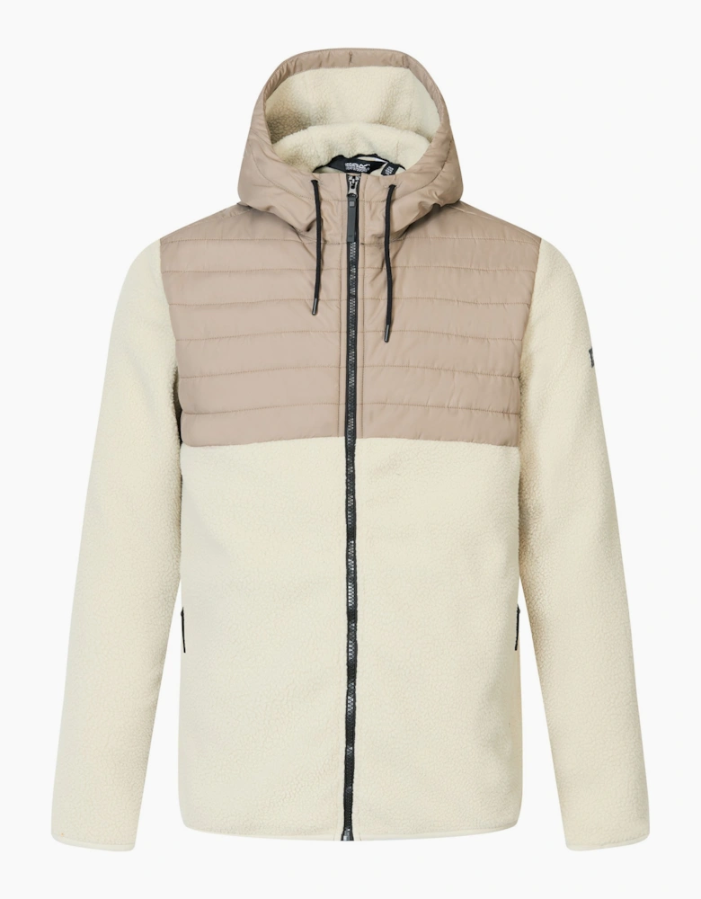 Regatta Mens Frankie Two Tone Borg Fleece Hybrid Jacket