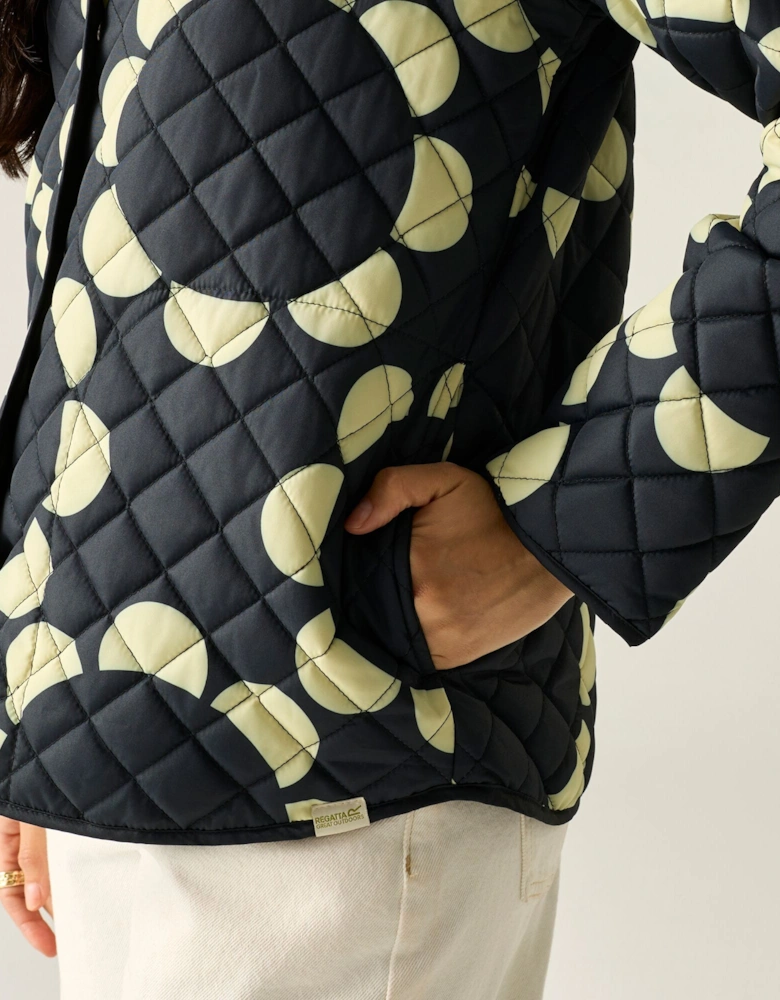 Regatta Womens/Ladies Orla Kiely Daisy Hoop Lightweight Quilted Jacket
