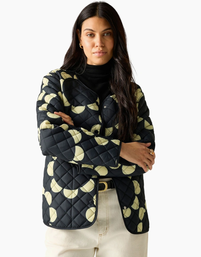 Regatta Womens/Ladies Orla Kiely Daisy Hoop Lightweight Quilted Jacket