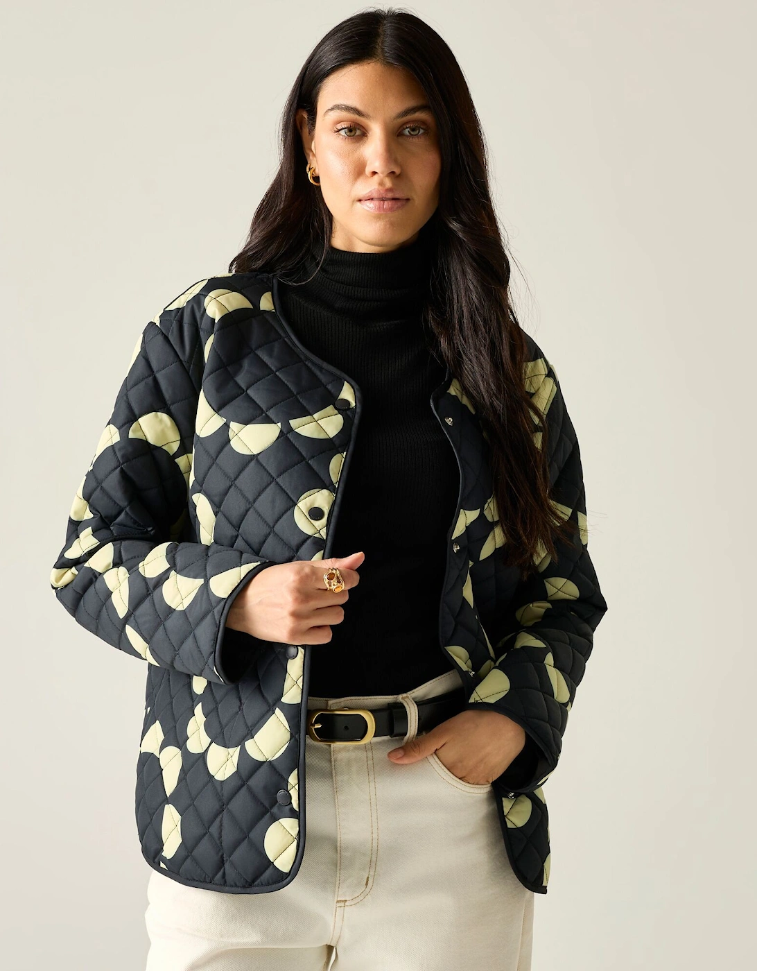 Regatta Womens/Ladies Orla Kiely Daisy Hoop Lightweight Quilted Jacket