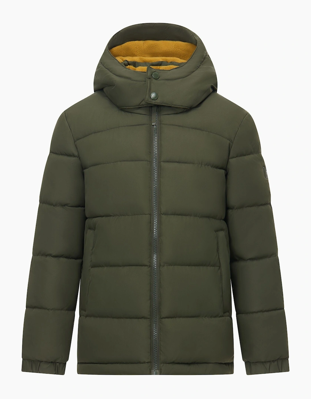 Regatta Dark/Brown Kids Rover Padded Jacket - Khaki/Wood - 9-10 Years - Khaki/Wood - 63% Polyester/37% Recycled Polyester - Image 3