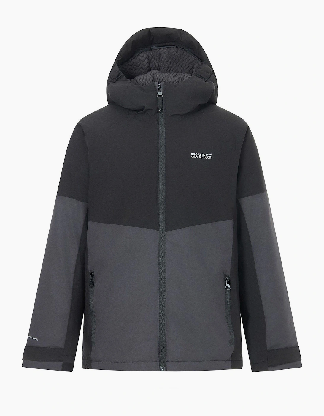 Regatta Childrens/Kids Hillain Lined Waterproof Jacket - Black - Size: 13 years