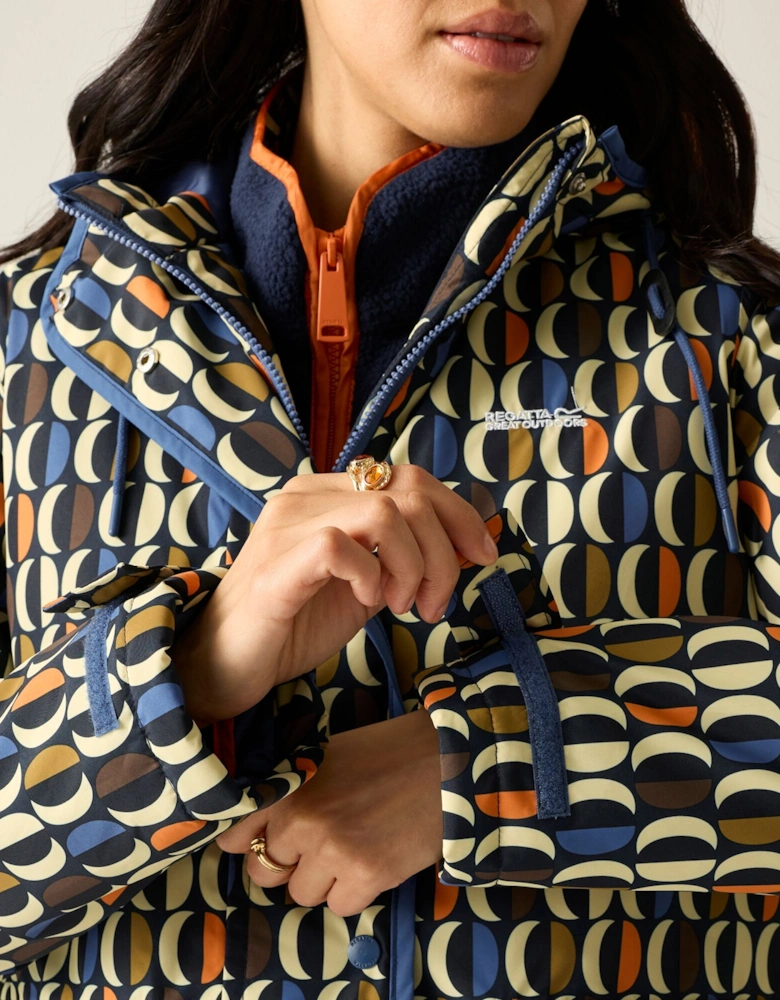 Regatta Womens/Ladies Orla Kiely Oval Insulated Waterproof Jacket
