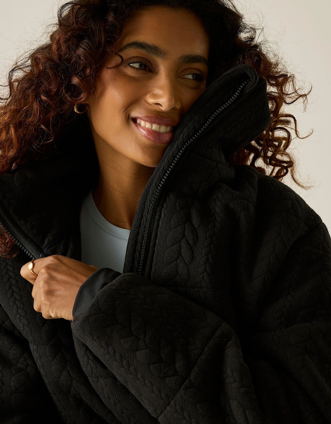 Regatta Womens/Ladies Amaryl Cable Knit Padded Jacket