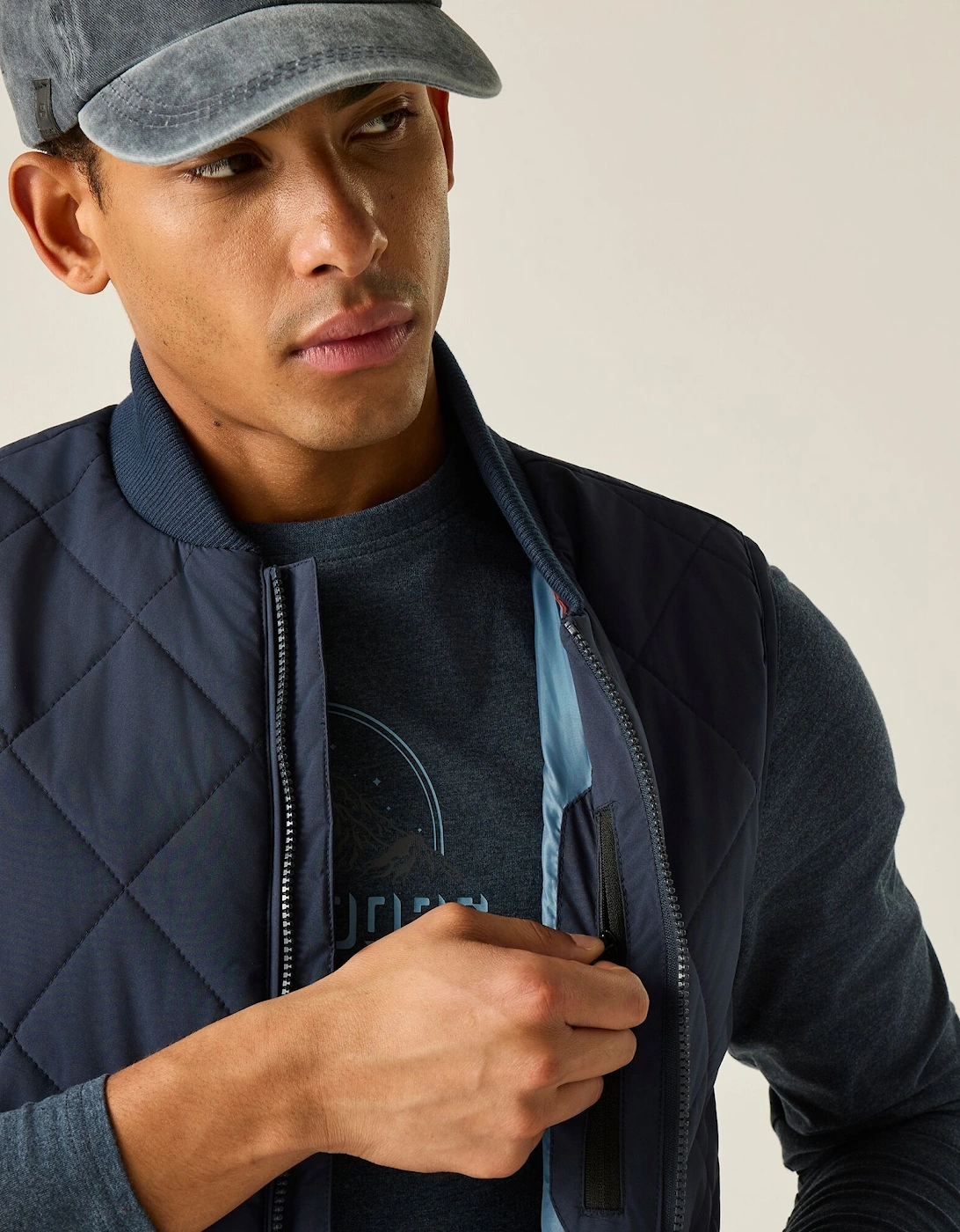 Regatta Mens Harvin Diamond Quilt Body Warmer