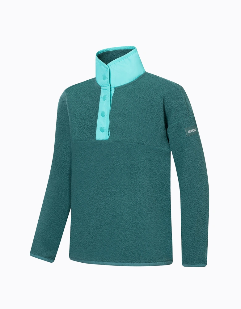 Regatta Childrens/Kids Eva Button Detail Fleece Top