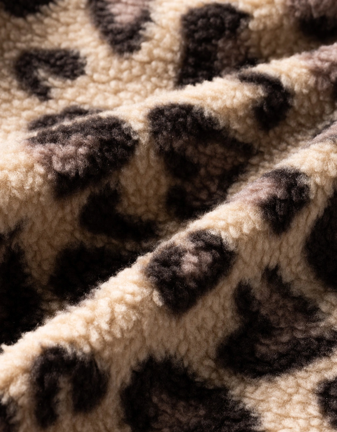 Regatta Childrens/Kids Eva Leopard Print Buttoned Fleece Top
