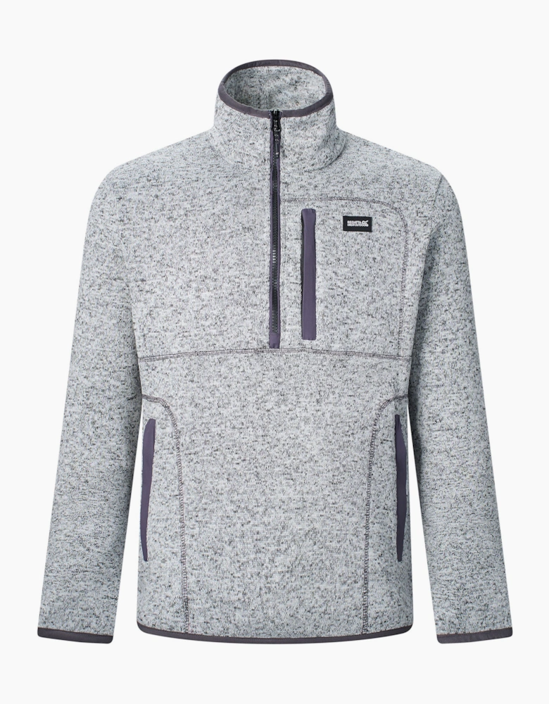 Regatta Mens Barlee Quarter Zip Fleece Top