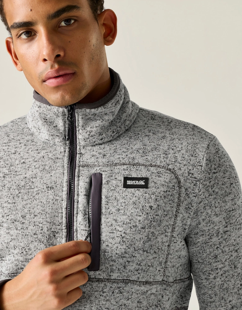 Regatta Mens Barlee Quarter Zip Fleece Top