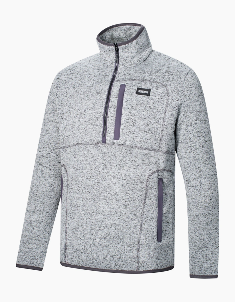 Regatta Mens Barlee Quarter Zip Fleece Top