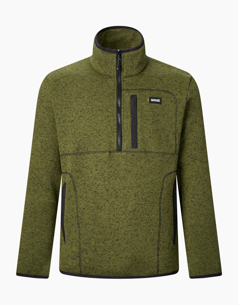 Regatta Mens Barlee Quarter Zip Fleece Top
