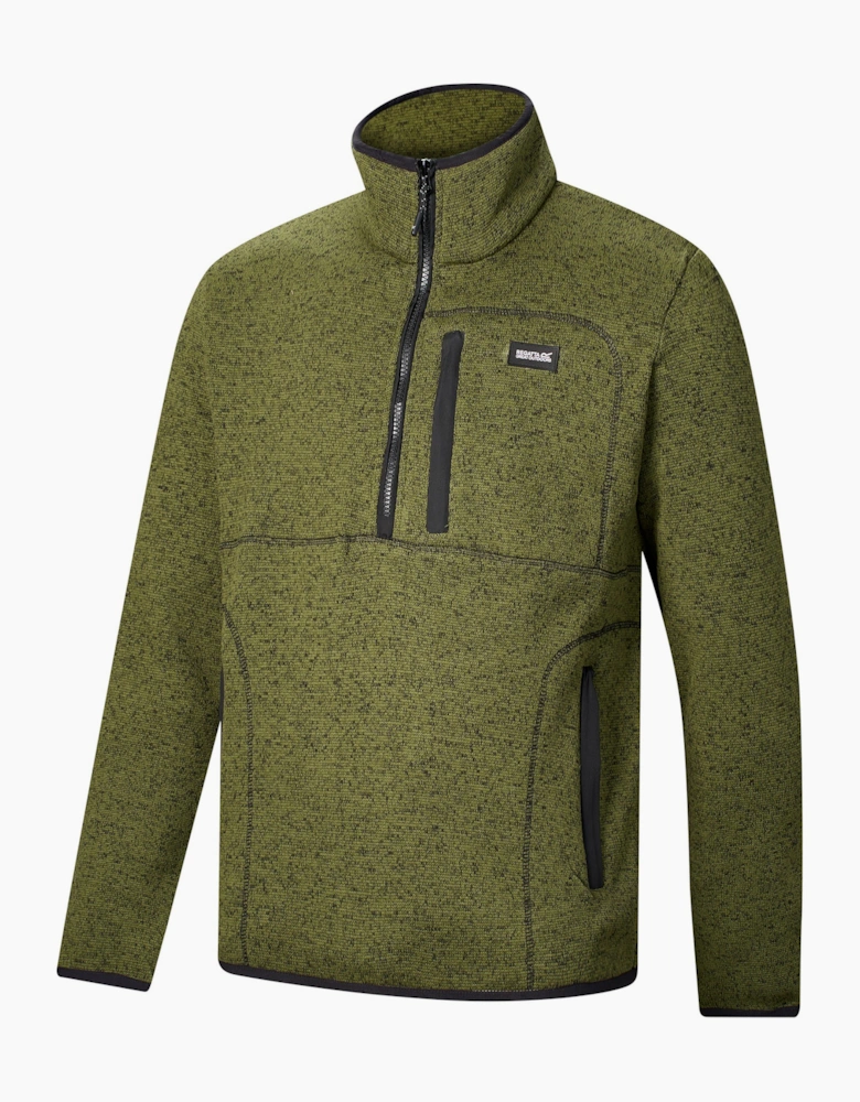 Regatta Mens Barlee Quarter Zip Fleece Top