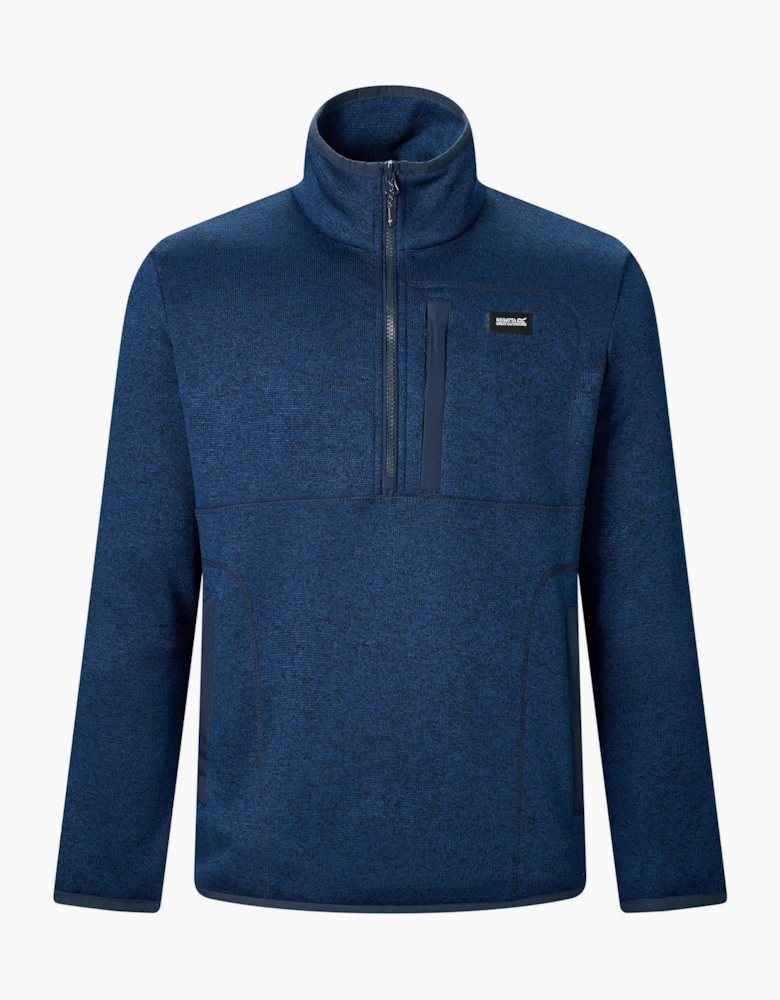 Regatta Mens Barlee Quarter Zip Fleece Top