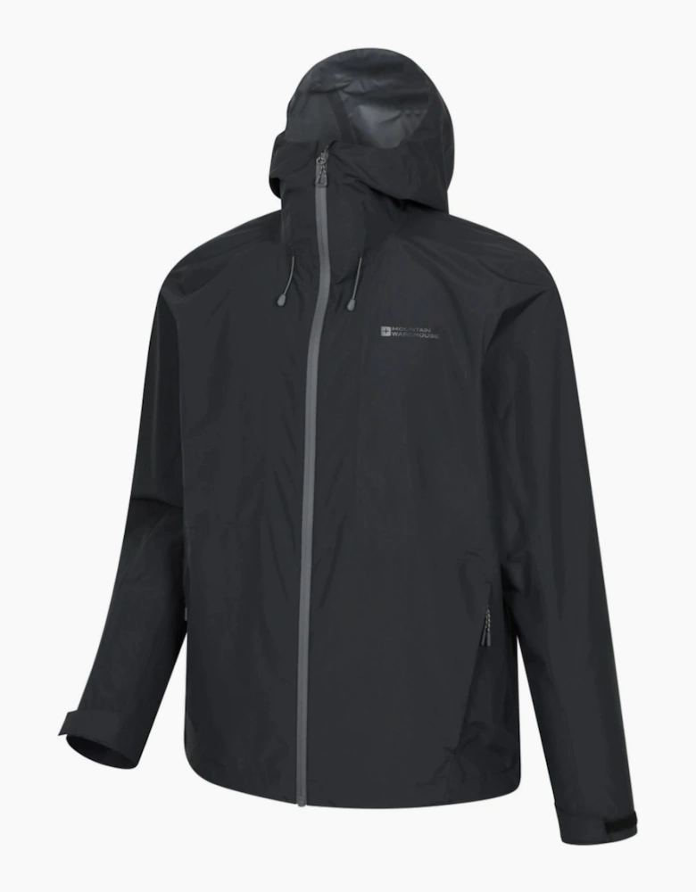 Mountain Warehouse Mens Aerovent 2.5 Layer Stretch Waterproof Jacket