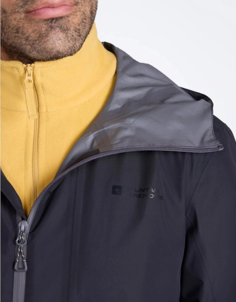 Mountain Warehouse Mens Aerovent 2.5 Layer Stretch Waterproof Jacket