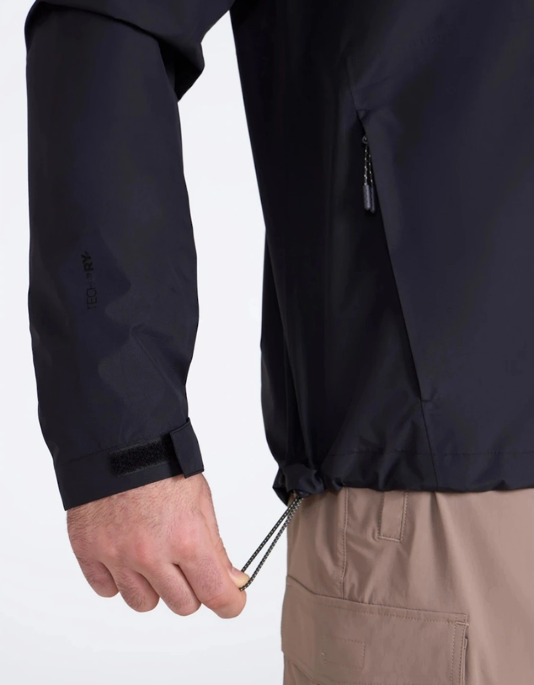 Mountain Warehouse Mens Aerovent 2.5 Layer Stretch Waterproof Jacket