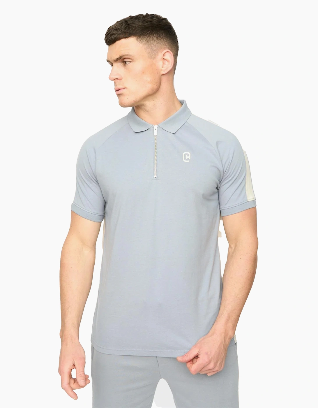 Crosshatch Mens Cresswell Cotton Raglan Polo Shirt