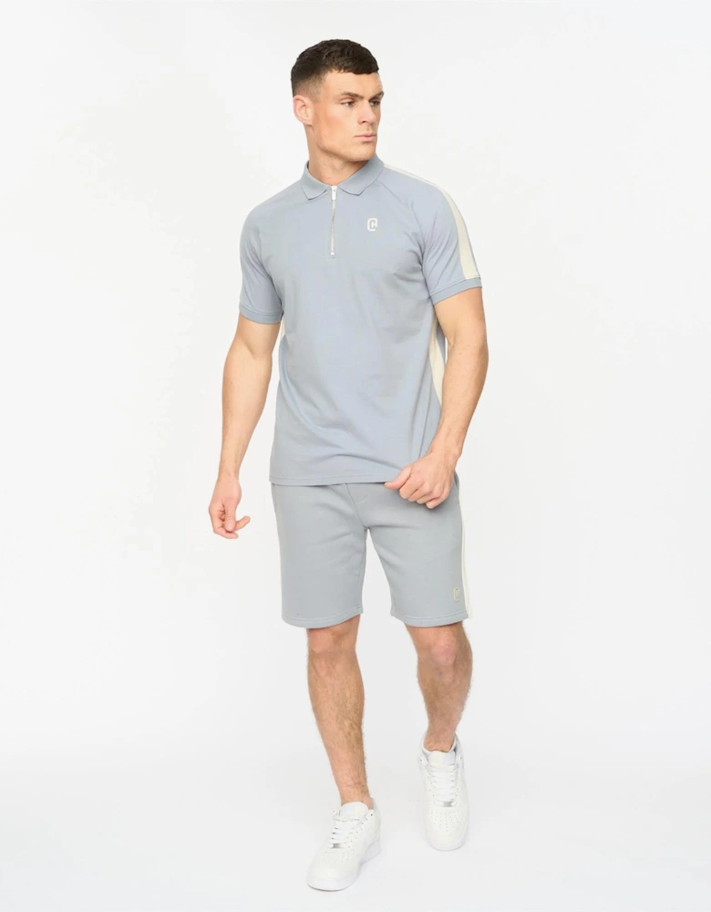 Crosshatch Mens Cresswell Cotton Raglan Polo Shirt