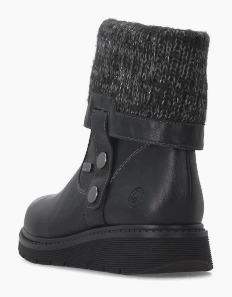 Remonte ladies boot D3976-03 in Black