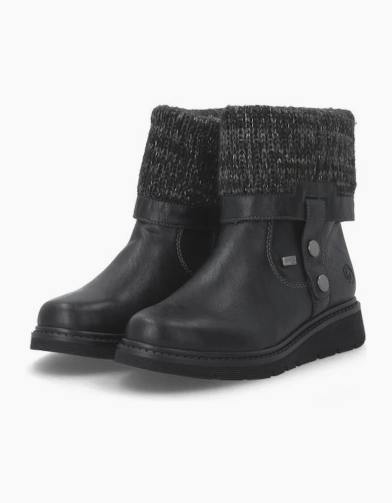 Remonte ladies boot D3976-03 in Black