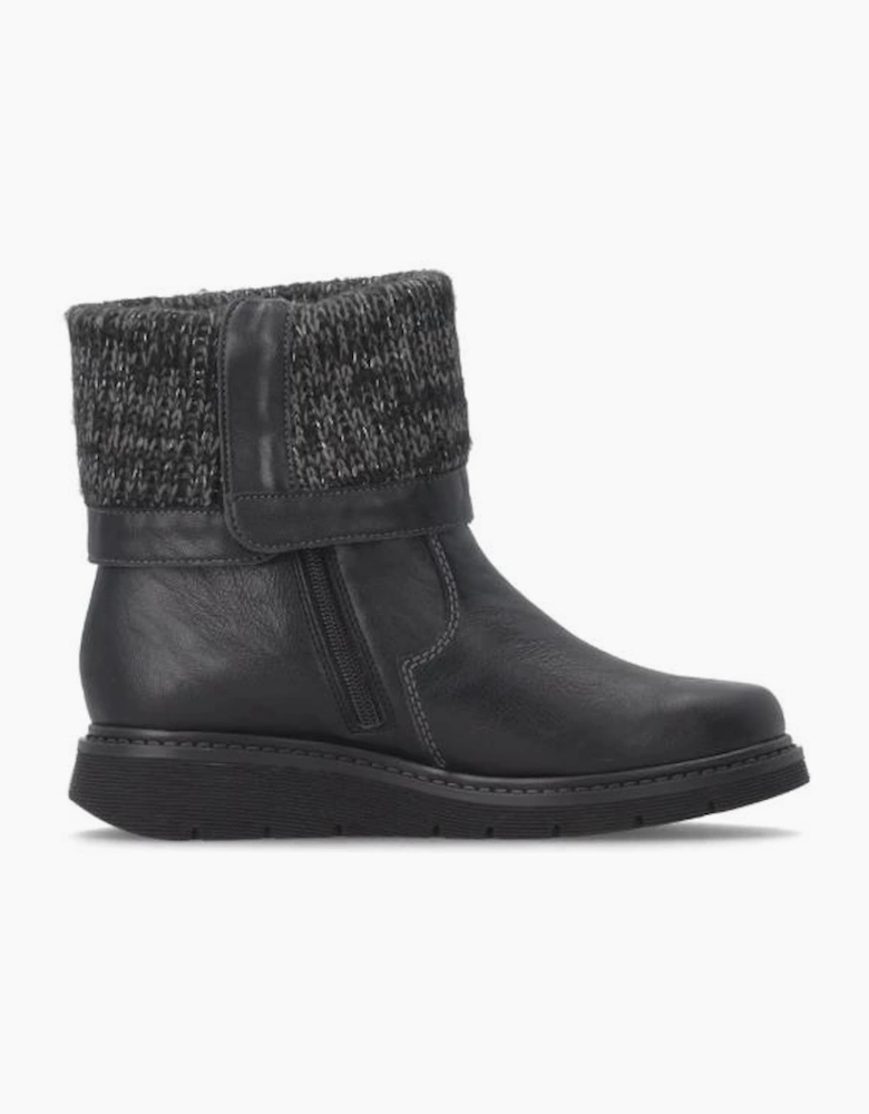 Remonte ladies boot D3976-03 in Black