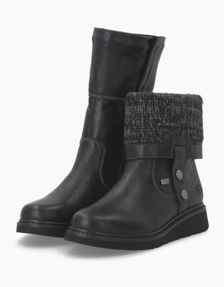 Remonte ladies boot D3976-03 in Black