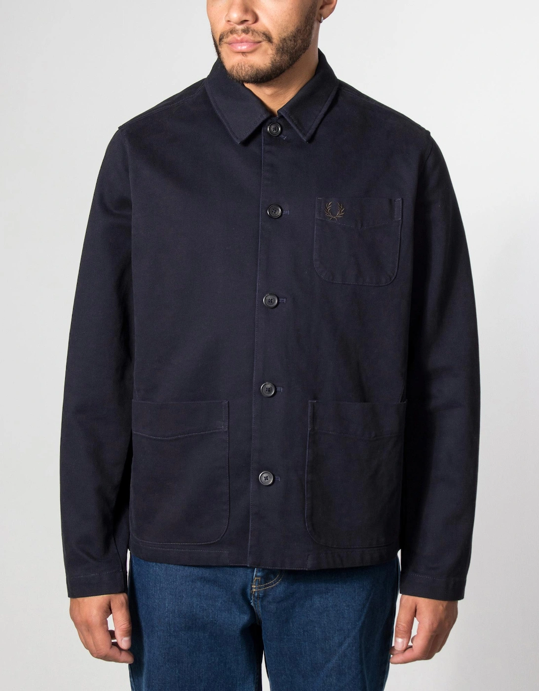 Regular Fit Bedford Cord Overshirt