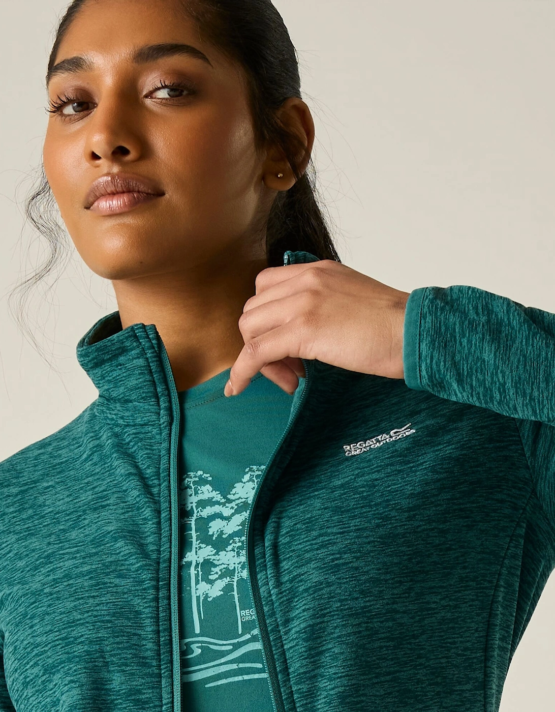 Regatta Womens/Ladies Harrow Full Zip Fleece Jacket