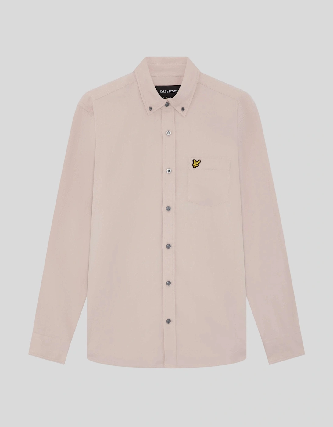 Lyle And Scott Men's Button Down Flannel Shirt - Pink - Size: 42/Regular