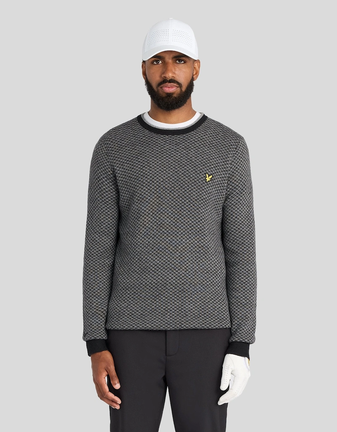 Lyle And Scott Men's Cashmere Blend Crew Neck Jumper - Size: 34