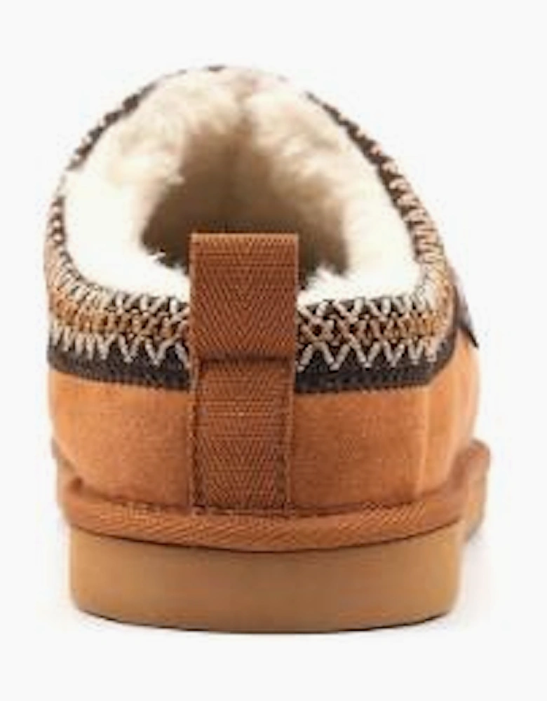 Lunar KMD 122 Patrick slipper in Tan