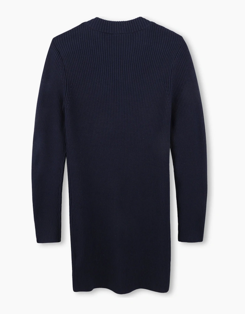 HUGO GIRLS NAVY DRESS G01280