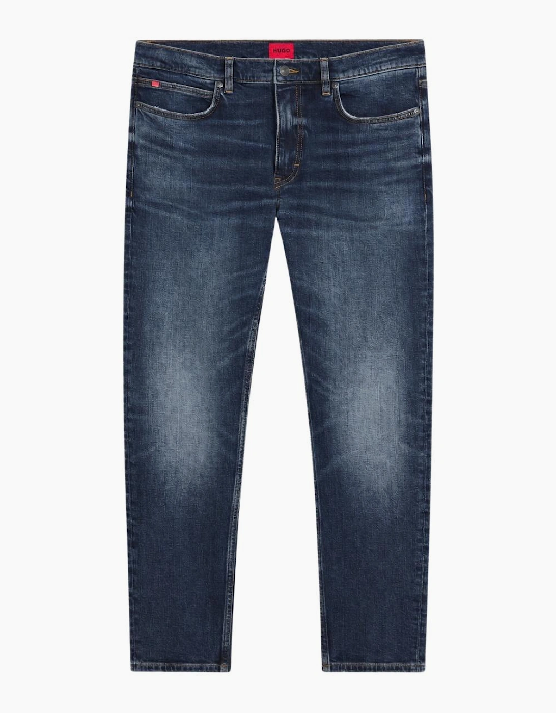 HUGO 734 Extra Slim Fit Mid Wash Blue Jeans