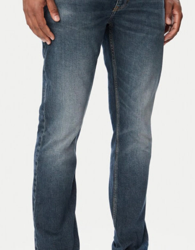HUGO 734 Extra Slim Fit Mid Wash Blue Jeans