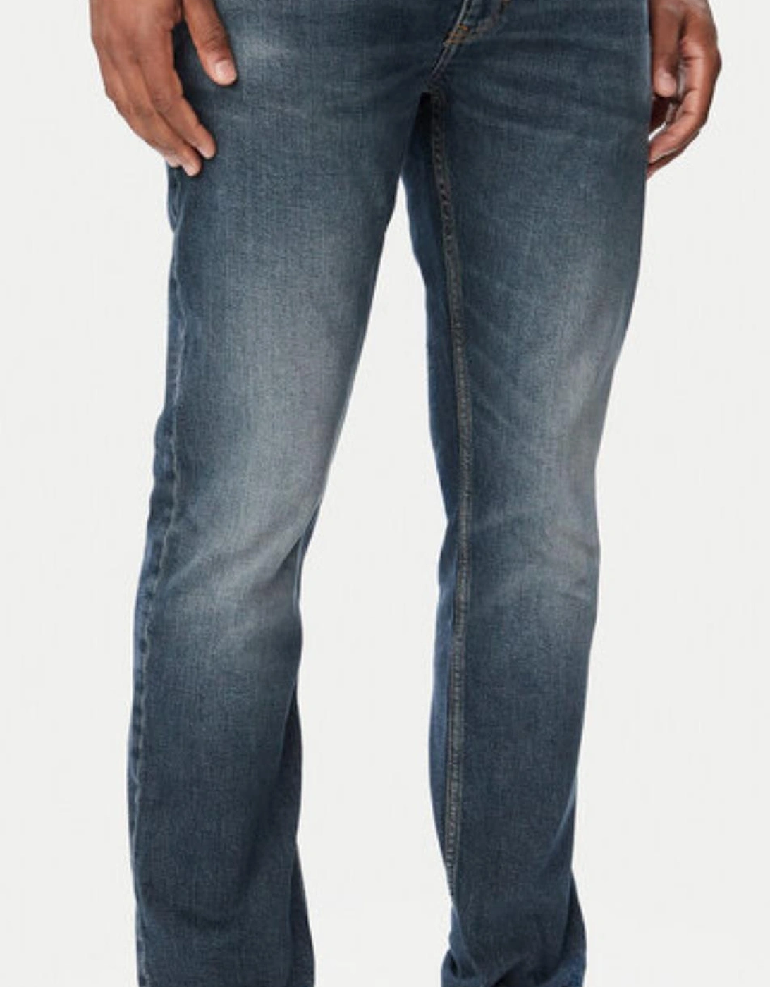 HUGO 734 Extra Slim Fit Mid Wash Blue Jeans