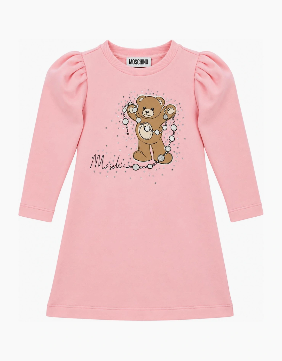 MOSCHINO GIRLS SUGAR ROSE DRESS HCV0FC
