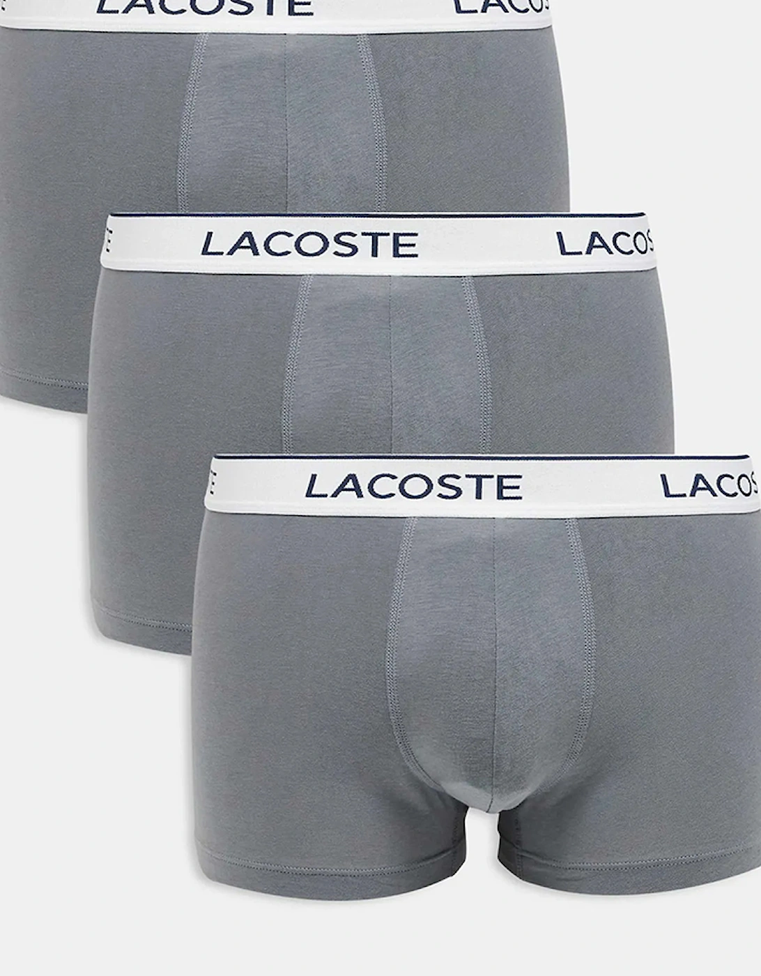 Lacoste 3-Pack Stretch Cotton Trunks