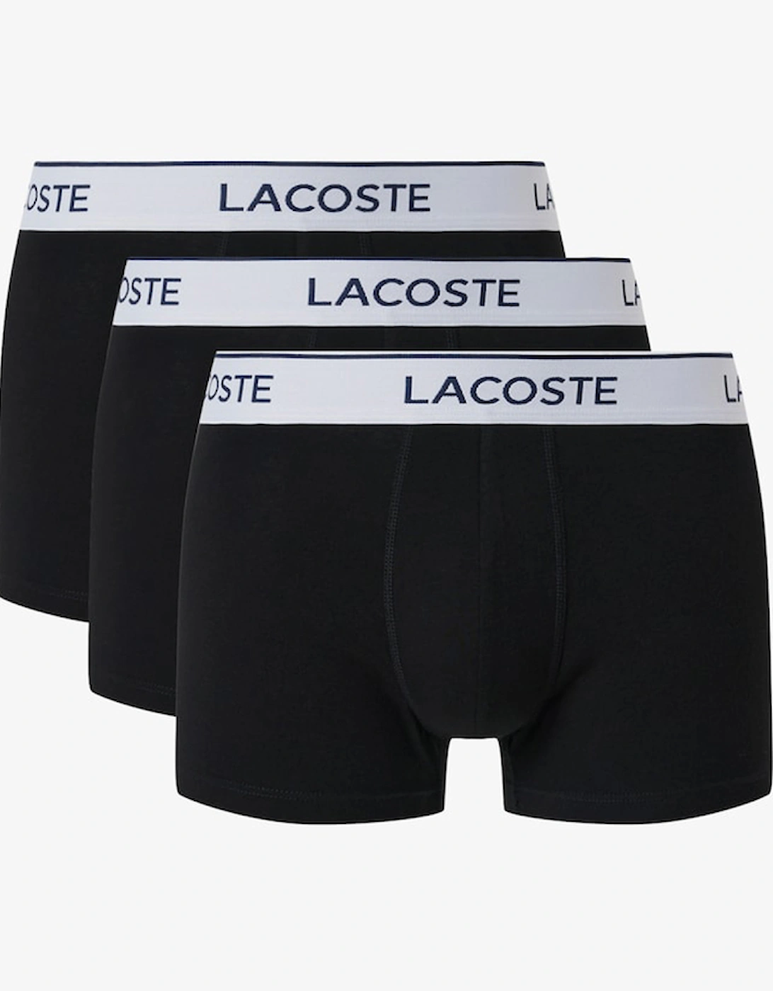 Lacoste 3-Pack Stretch Cotton Trunks