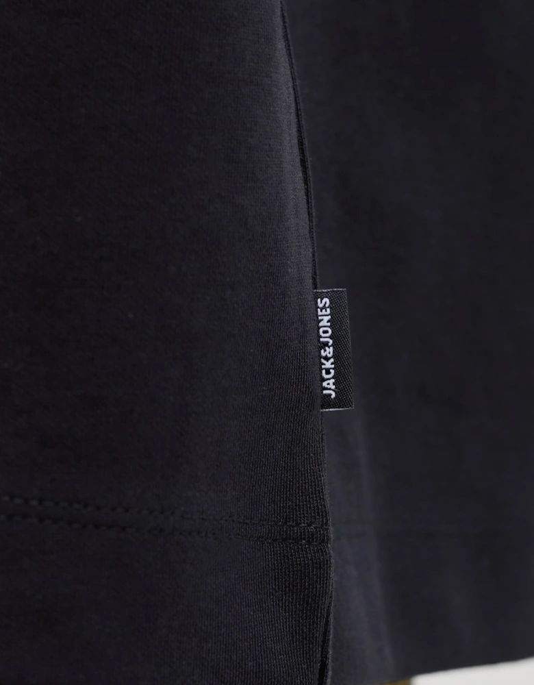 Jack & Jones JJEBarron T-Shirt ss crew neck BLACK